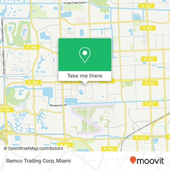 Ramco Trading Corp map