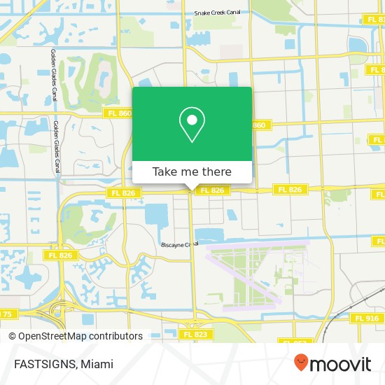 FASTSIGNS map