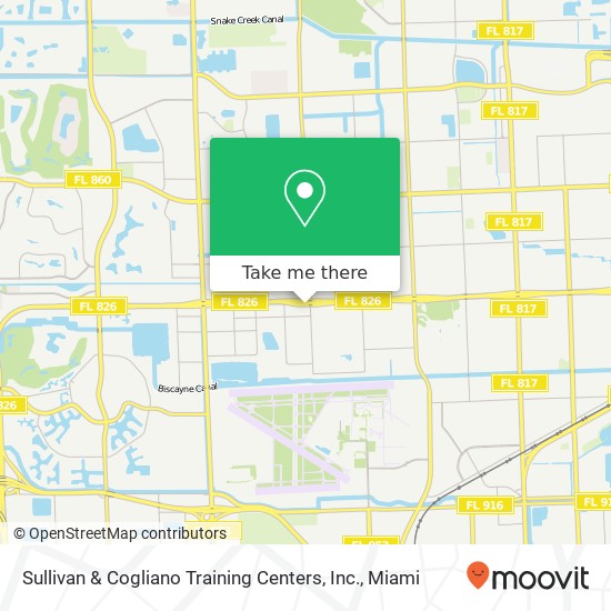 Mapa de Sullivan & Cogliano Training Centers, Inc.