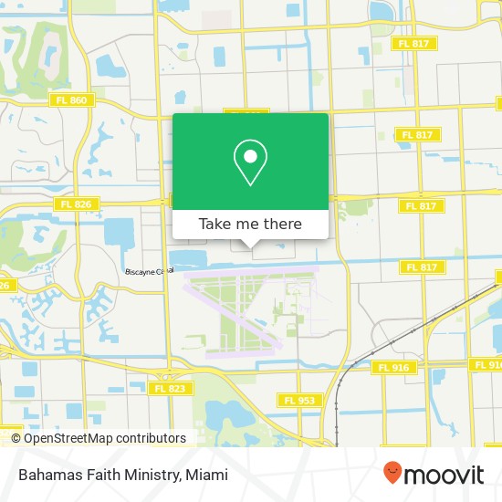 Mapa de Bahamas Faith Ministry