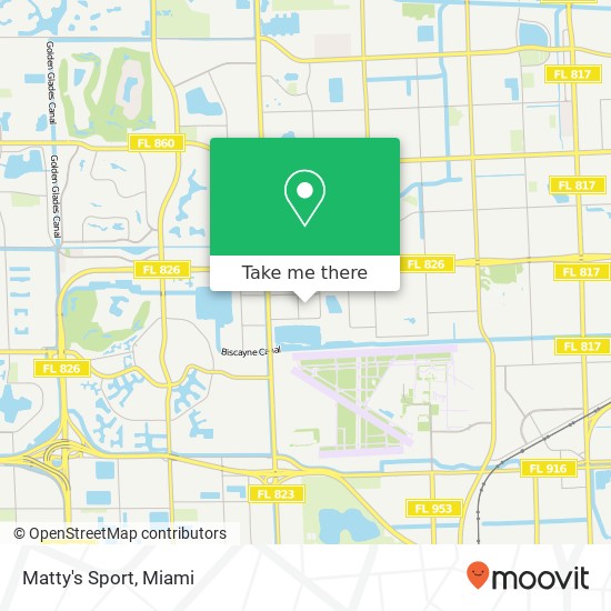 Matty's Sport map