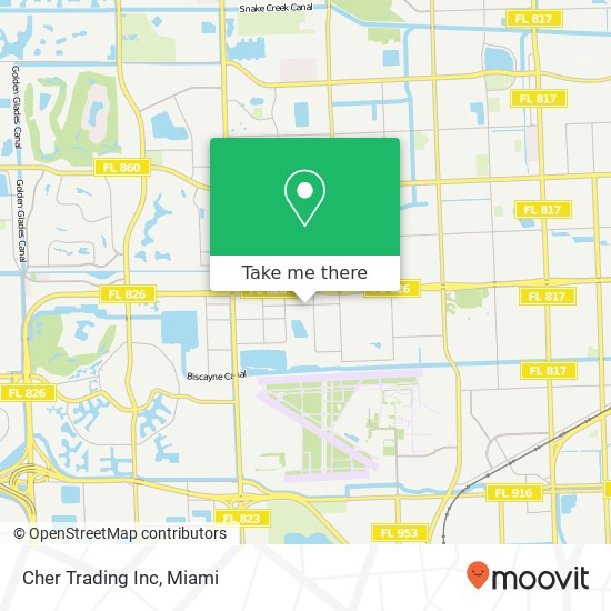 Cher Trading Inc map