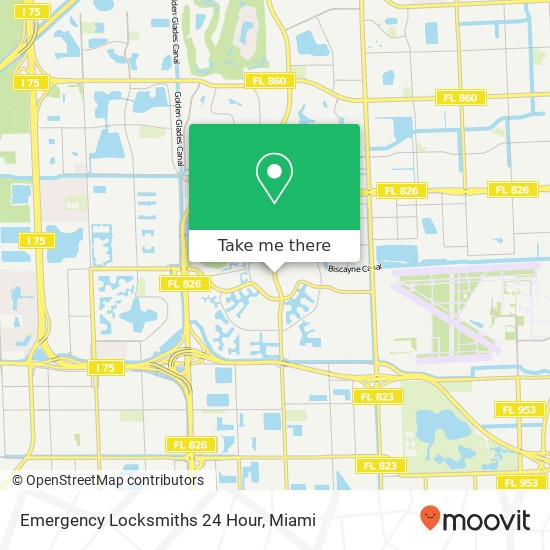 Mapa de Emergency Locksmiths 24 Hour