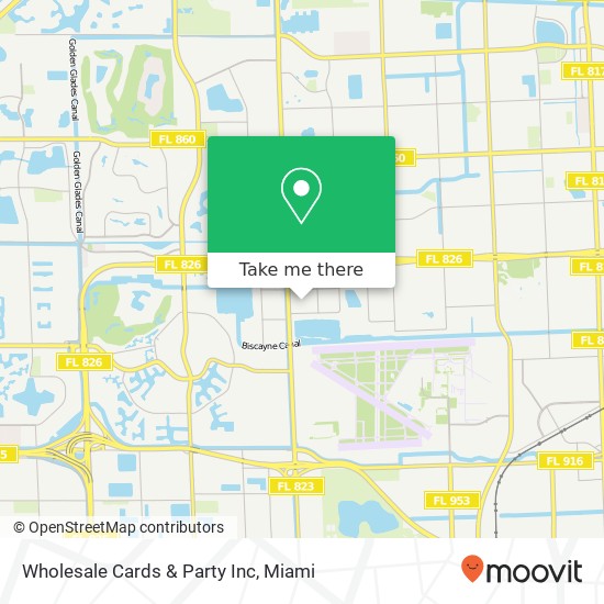 Mapa de Wholesale Cards & Party Inc