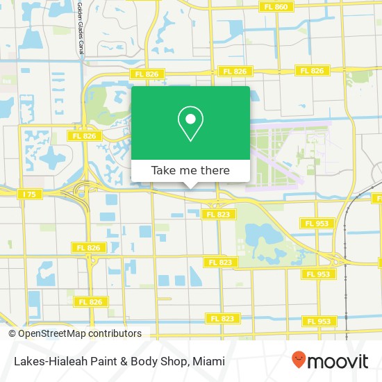 Mapa de Lakes-Hialeah Paint & Body Shop