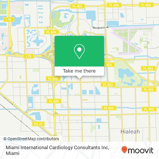 Miami International Cardiology Consultants Inc map