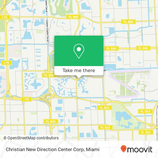 Mapa de Christian New Direction Center Corp