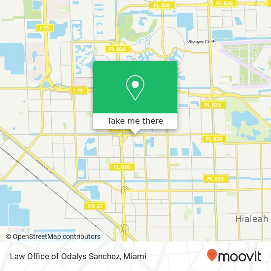 Law Office of Odalys Sanchez map