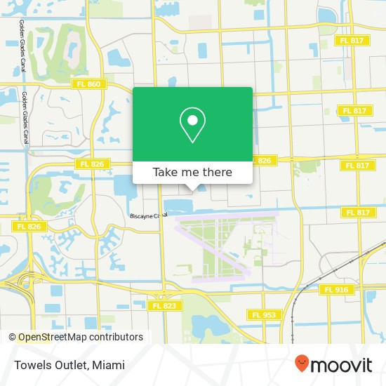 Towels Outlet map