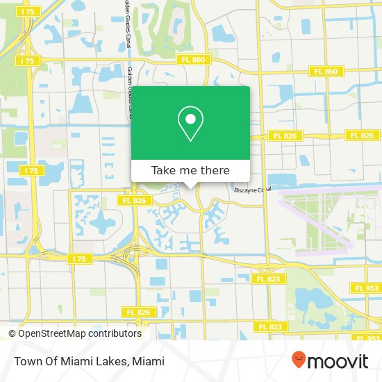 Mapa de Town Of Miami Lakes