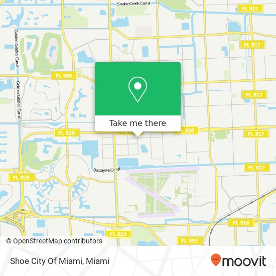 Mapa de Shoe City Of Miami