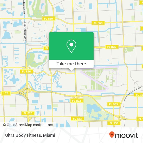 Mapa de Ultra Body Fitness