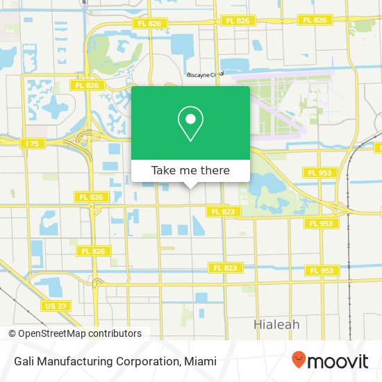 Mapa de Gali Manufacturing Corporation