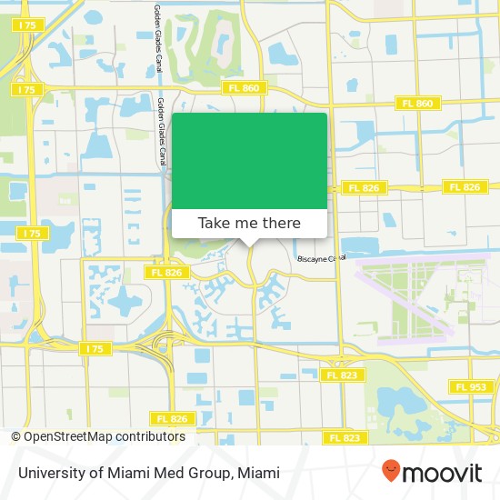 Mapa de University of Miami Med Group