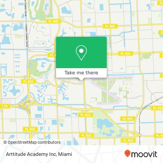 Arttitude Academy Inc map