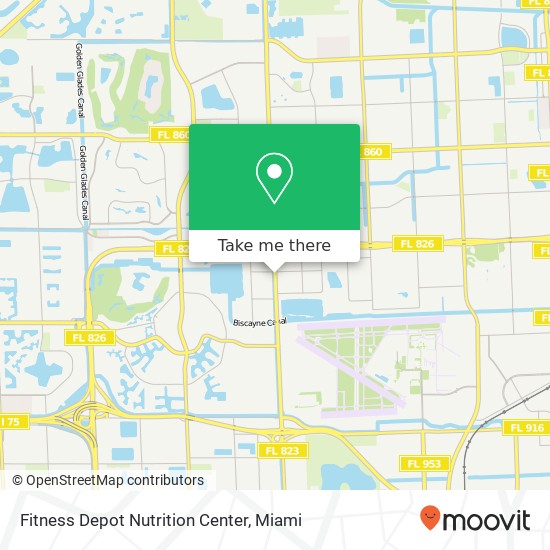 Fitness Depot Nutrition Center map