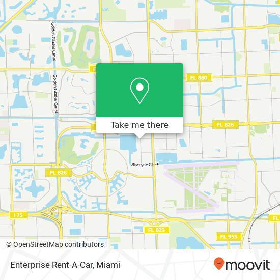 Mapa de Enterprise Rent-A-Car