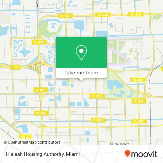 Mapa de Hialeah Housing Authority