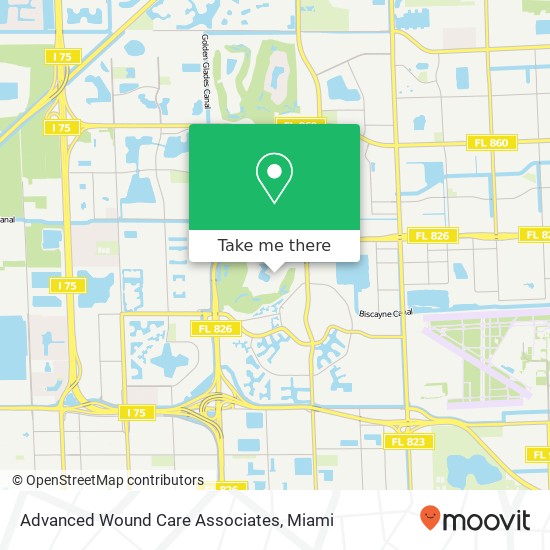 Advanced Wound Care Associates map