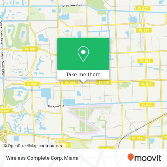 Mapa de Wireless Complete Corp