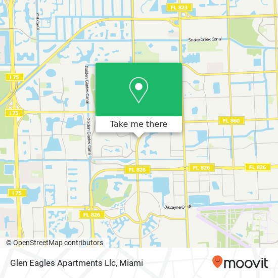 Glen Eagles Apartments Llc map