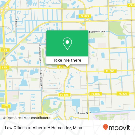 Mapa de Law Offices of Alberto H Hernandez