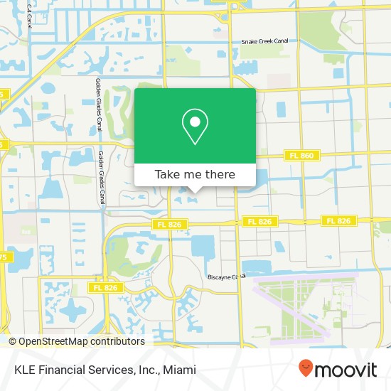 Mapa de KLE Financial Services, Inc.