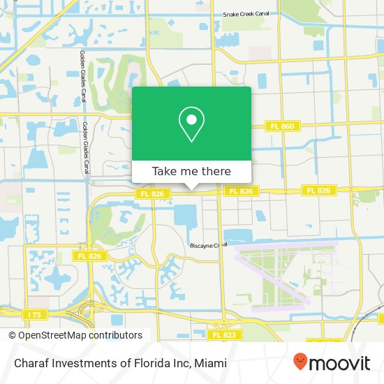 Charaf Investments of Florida Inc map