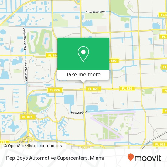 Pep Boys Automotive Supercenters map