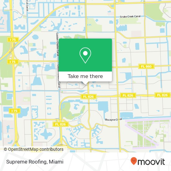 Supreme Roofing map