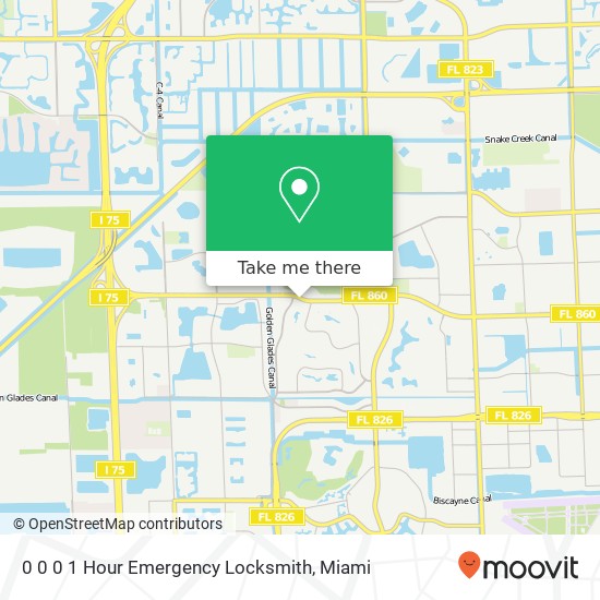 Mapa de 0 0 0 1 Hour Emergency Locksmith