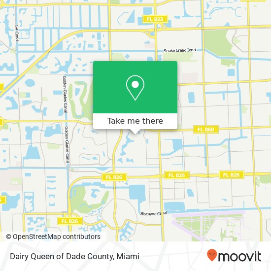 Dairy Queen of Dade County map