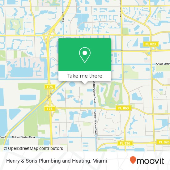 Mapa de Henry & Sons Plumbing and Heating