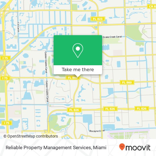 Reliable Property Management Services map