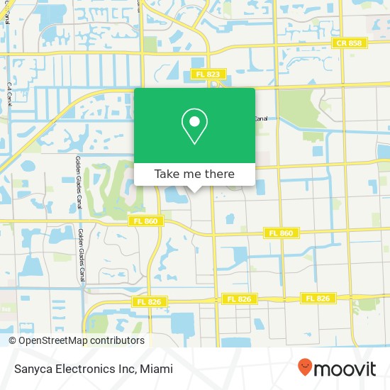 Mapa de Sanyca Electronics Inc