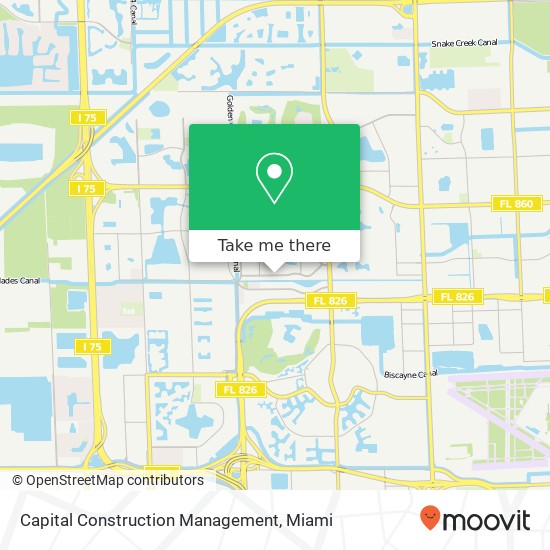 Capital Construction Management map