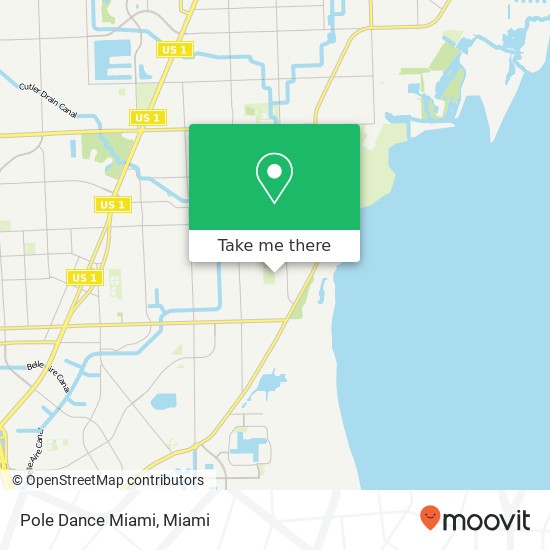 Pole Dance Miami map