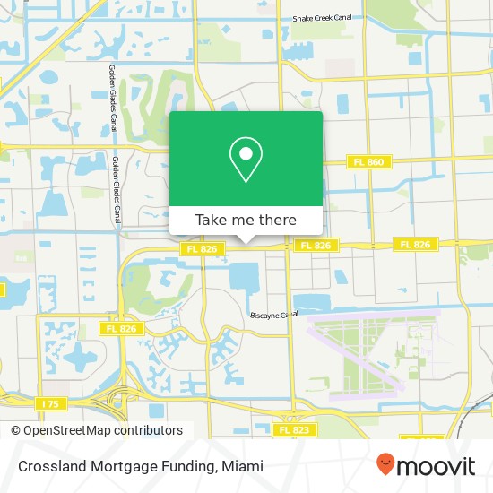 Mapa de Crossland Mortgage Funding