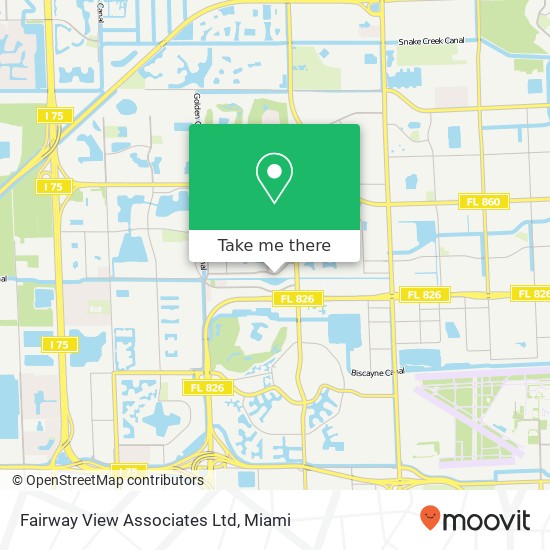 Fairway View Associates Ltd map