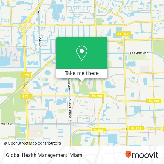 Global Health Management map