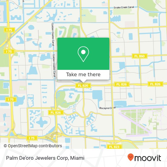 Mapa de Palm De'oro Jewelers Corp