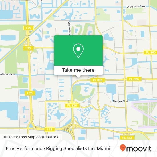 Mapa de Ems Performance Rigging Specialists Inc