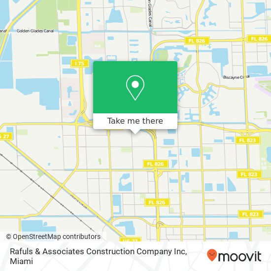 Mapa de Rafuls & Associates Construction Company Inc