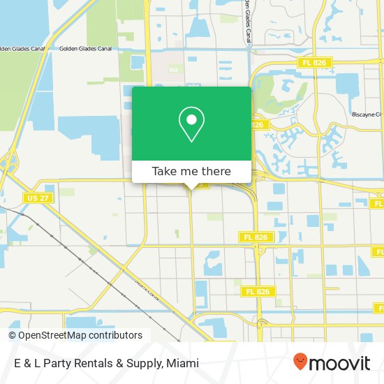 Mapa de E & L Party Rentals & Supply