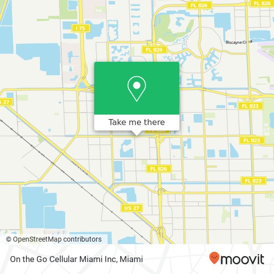 On the Go Cellular Miami Inc map