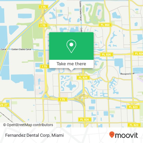 Mapa de Fernandez Dental Corp