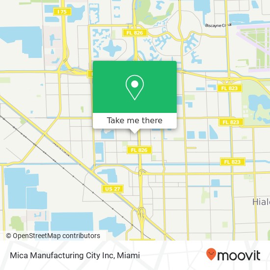 Mica Manufacturing City Inc map