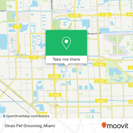 Dina's Pet Grooming map