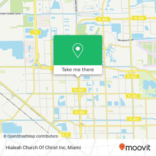 Hialeah Church Of Christ Inc map
