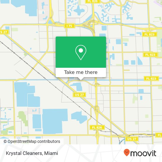 Krystal Cleaners map